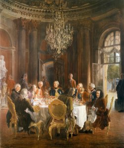 Frigyes király Kerekasztal Sanssouciban
